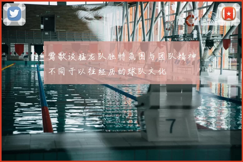 莺歌谈猛龙队独特氛围与团队精神不同于以往经历的球队文化